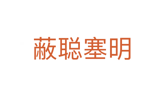 蔽聪塞明