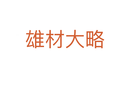 雄材大略