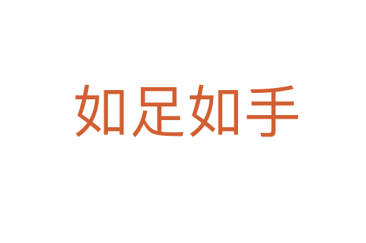 如足如手