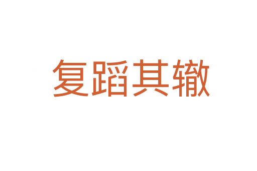 复蹈其辙