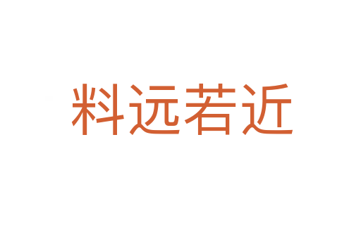 料远若近