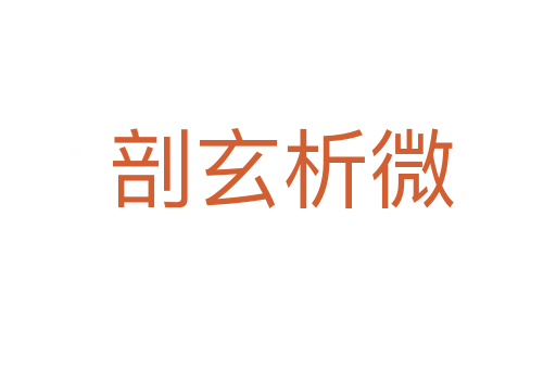 剖玄析微
