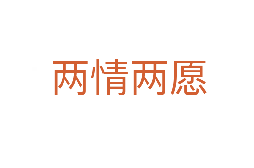 两情两愿