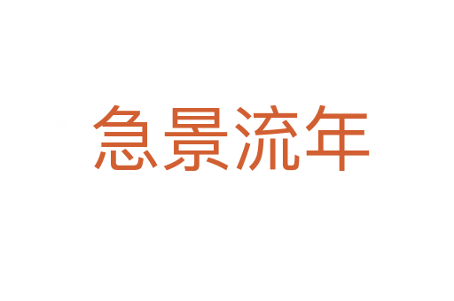 急景流年