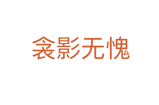 衾影无愧