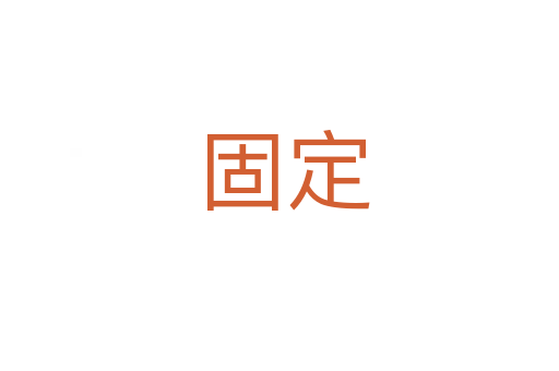 固定
