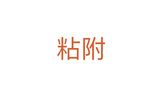 粘附