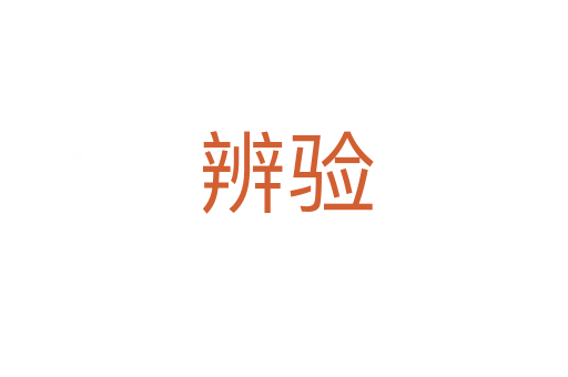辨验