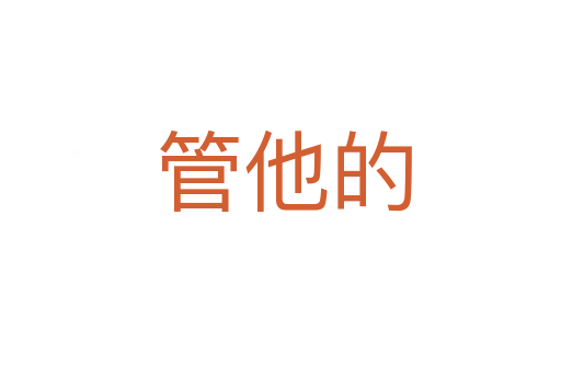 管他的