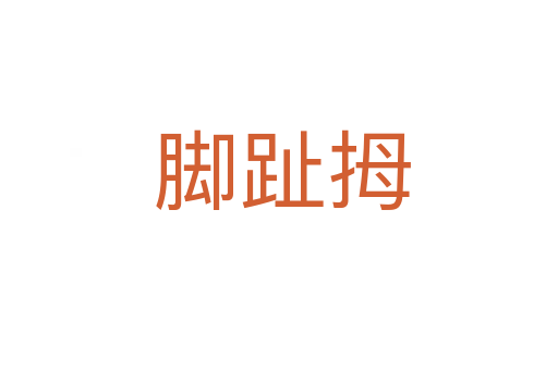 脚趾拇
