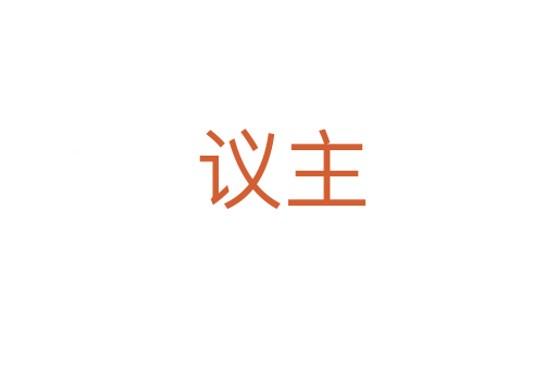 议主