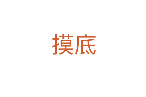 摸底