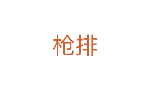 枪排