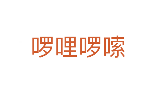 啰哩啰嗦