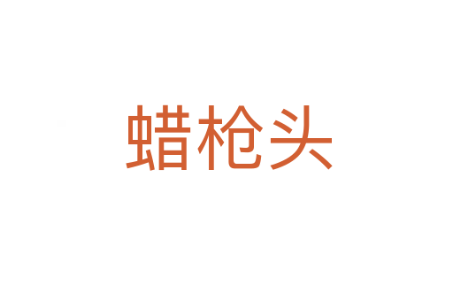 蜡枪头