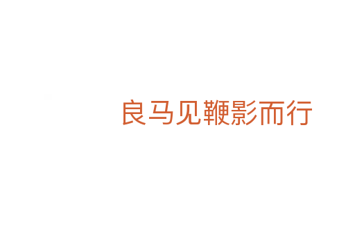 良马见鞭影而行