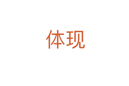 体现